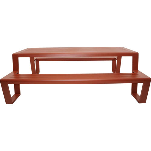 Lesli Living picknickset Estilo - rood - 220x183x74cm