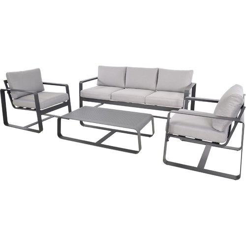 Lesli Living loungebank Belezza - antraciet - 194x78x73cm