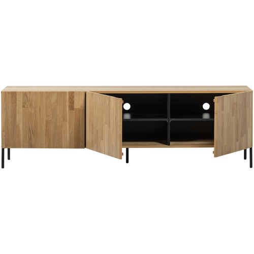 WOOOD tv meubel Bono Gravure - Eiken - Naturel - 56x180x46