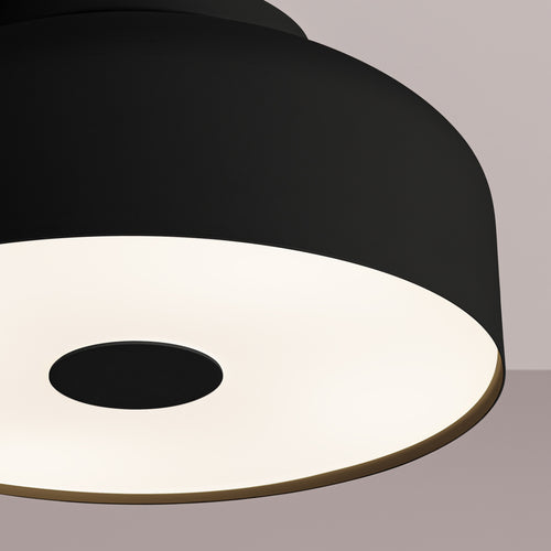 Sollux Lighting Plafondlamp OMIQ zwart - 30x30x15cm