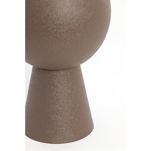 Light & Living vaas Chedi - bruin - Ø25cm
