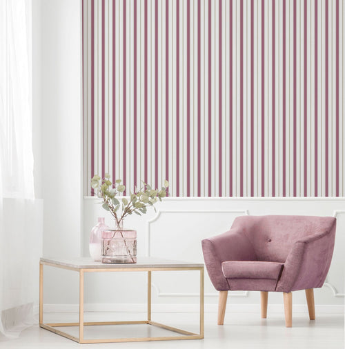 Sanders & Sanders behang strepen rood en beige - 53 cm x 10.05 m - 640703