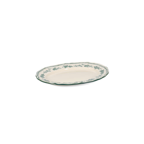 S|P Collection - Serveerschaal 25,5x18cm ovaal green Cyril - Set van 2