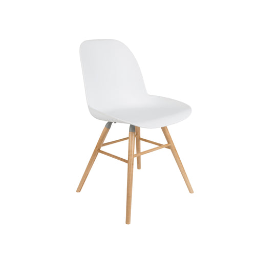 Zuiver Albert Kuip Eetkamerstoelen Wit - Set van 2 - vtwonen shop