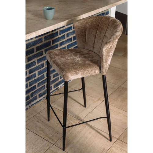 Dutchbone Georgia Barkrukken Beige - Set van 2 - vtwonen shop