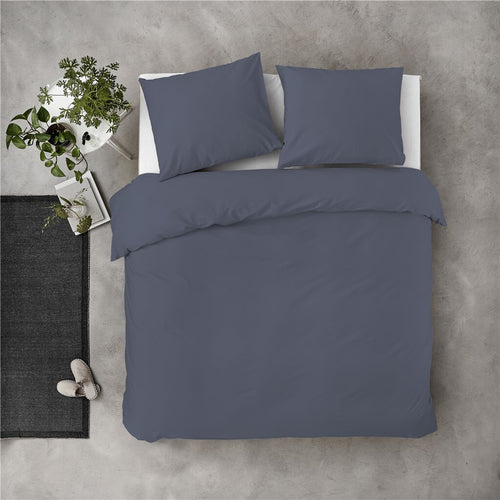 Byrklund - Dekbedovertrek Sleep Softly - 240x220 cm - Donker Blauw