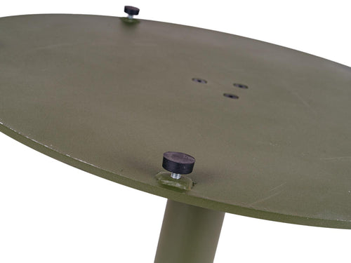 MaximaVida ronde metalen tafelpoot Portland olijfgroen- extra zware 34 kg uitvoering - vtwonen shop
