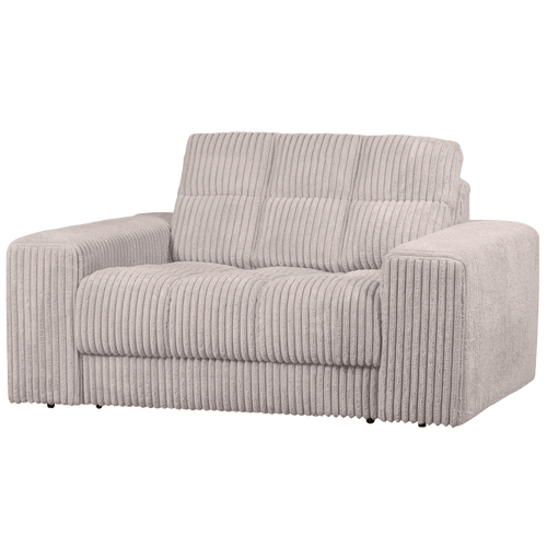 WOOOD loveseat Second Date - Grove Ribstof - Naturel - 78x136x101 - vtwonen shop