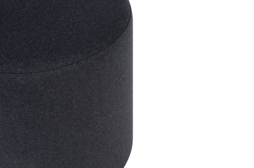 noo.ma FOLK Poef - Black Tie Wool