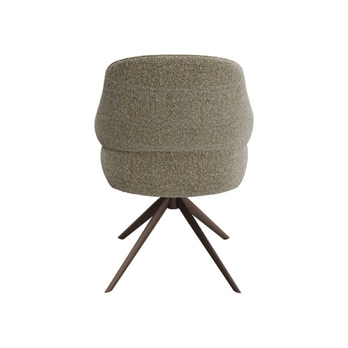 LABEL51 Eetkamerstoel Bern - Grijs/Brons - Draaibaar - vtwonen shop