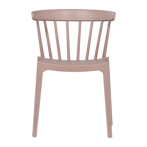 WOOOD tuinstoelen Bliss - Kunststof - Zalm Roze- 75x52x53 - Set van 2