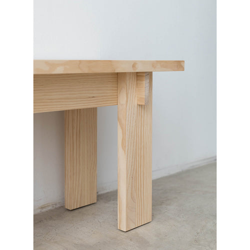 Naan Furniture Bankje klein Begur - Massief natuurlijk hout gelakt - 75 cm - vtwonen shop