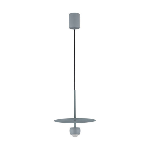 Nova Luce EDEM Hanglamp voor plafond, blauwgrijs, LED, 8W, 590lm, 3000K