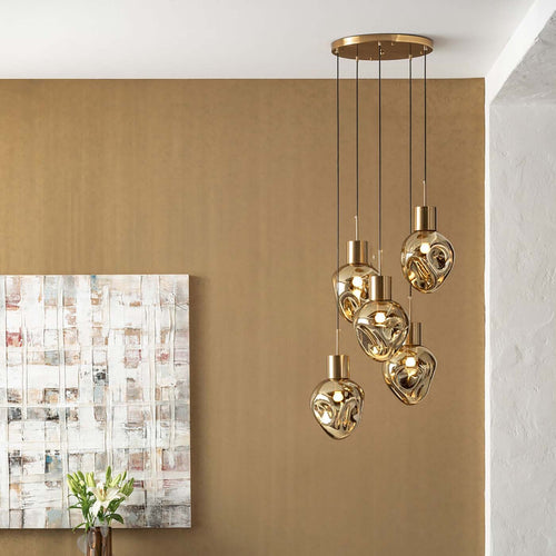 Kare Design Hanglamp Supernova 50cm goud - vtwonen shop