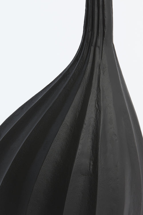 Light & Living vaas NYOKO - Ø20x48cm - zwart