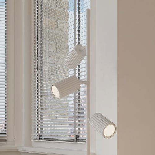 Sollux Lighting Vloerlamp KARBON 3 wit - 30x30x155cm