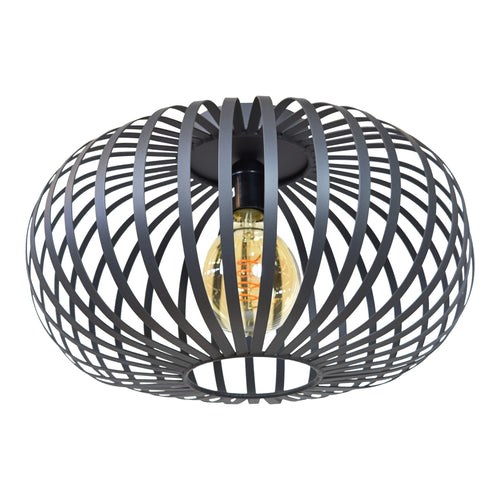 Urban Interiors plafondlamp Flow - 1 lichts - 40  x 23   cm - antraciet - vtwonen shop