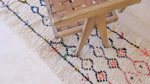 AFK Living vloerkleed Berber - handgemaakt - Wol - 80 x 280 cm