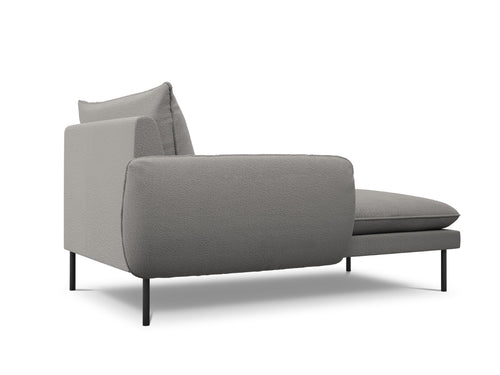 Cosmopolitan Design linker meridiaan Vienna boucle, grijs - 170x110x95cm