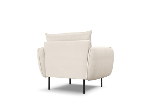 Cosmopolitan Design Fauteuil Vienna boucle, beige - 94x97x95cm