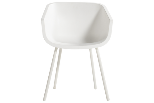 Hartman Tuinstoel Amalia Rondo - Wit Kunststof - Set Van 2