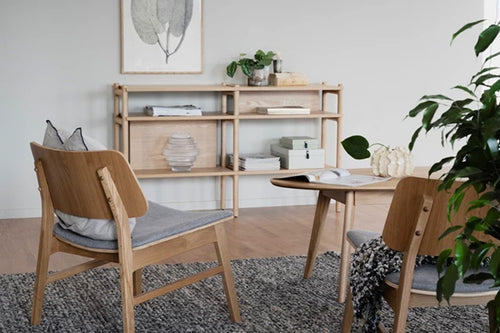 Rowico Home Holton Hoge Houten Wandkast - B 140 cm - Naturel - vtwonen shop