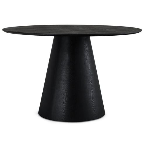 Furnhouse eettafel Tango - Zwart - Ø 120 cm