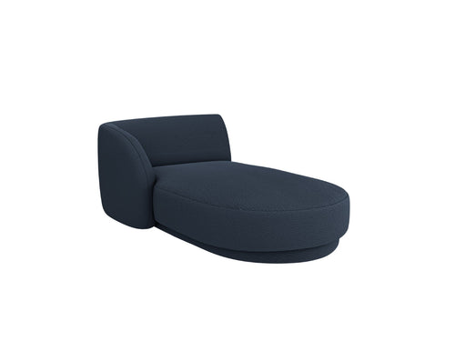 Micadoni linker meridiaan Miley 2-zits, boucle donkerblauw - 156x90x70cm