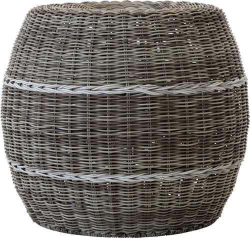 Lesli Living poef Laos - beige - Ø46x40cm