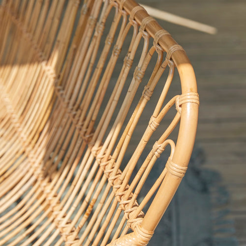 Tikamoon Ondine - Natuurlijke rotan tuinbank - Naturel