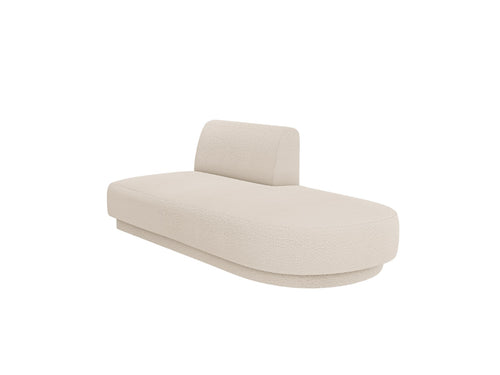 Micadoni - Module "Miley" 2 zitplaatsen, boucle beige - 90x158x70cm