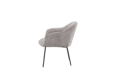 Rebellenclub Fauteuil Vai - Lichtgrijs bouclé - vtwonen shop