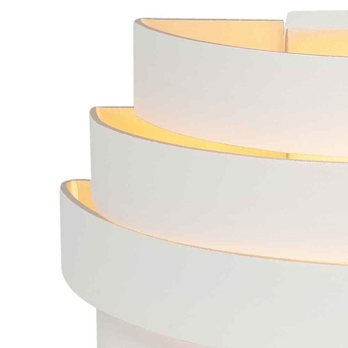 Highlight wandlamp Scudo - 1 lichts - 12.5  x 10.5   cm - wit goud - vtwonen shop