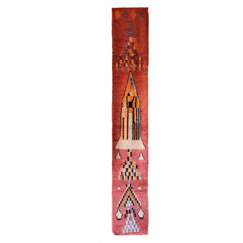 AFK Living vloerkleed Berber - handgemaakt - Wol - 80 cm x 240 cm