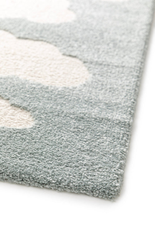 AFK Living vloerkleed Nuages - reliëfeffect - blauw - 120 x 170 cm