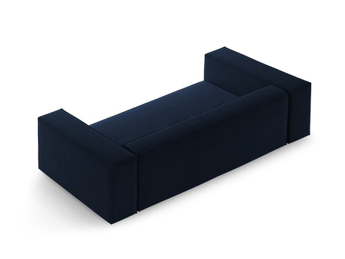Cosmopolitan Design Bank Arendal 2-zits, flueel koningsblauw - 102x180x70cm