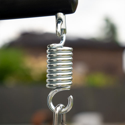 HOME DELUXE Hangstoel van touwwerk CADEIRA lichtgrijs - 1-zits