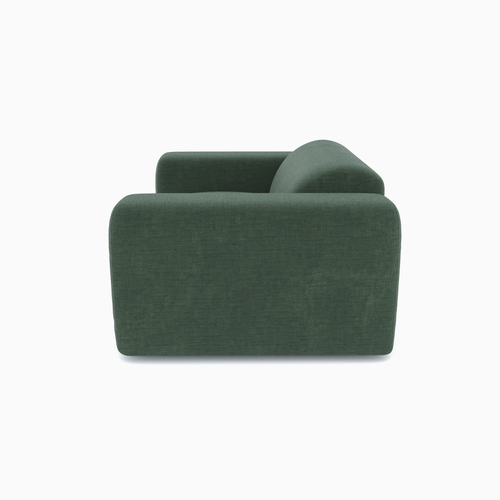 Sia Home - Fauteuils MYRA - Fluweel met structuur - Smaragdgroen - 130cm - vtwonen shop