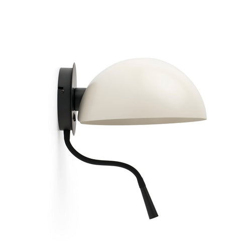 Faro DOMINICA Leeslamp Zwart Met Beige Kap