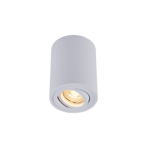 Lighto | Moderne plafondspot wit draaibaar en kantelbaar | Rond