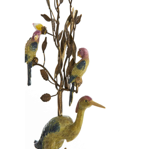 Light & Living kandelaar Heron - geel - 22x11x44cm