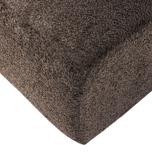 WOOOD eetbank 164 cm rugleuning Mojo Base - Wollig - Bruin - 83x164x76