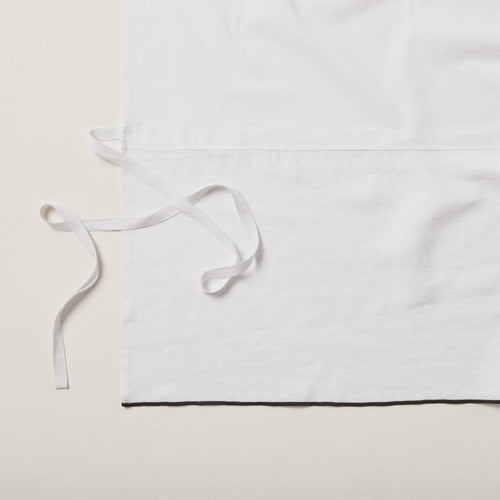 Madura Hoes voor boxspring Carlina puur witte en zwarte hommel 180x200 cm