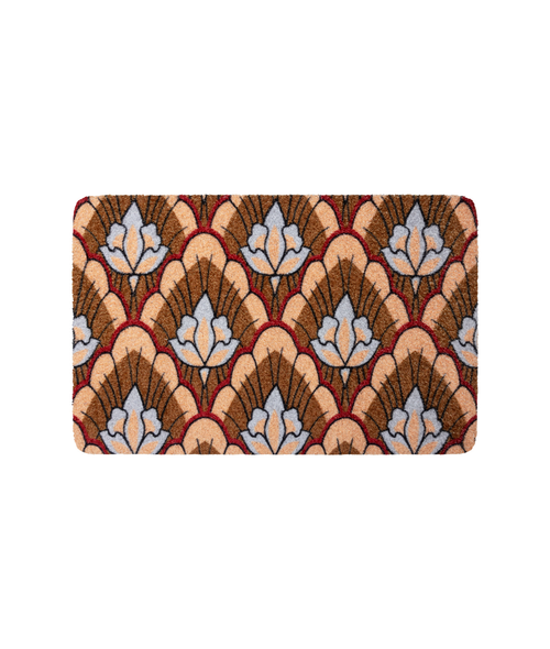 LXmatten Deurmat June Flower Brown - 80 x 50 cm