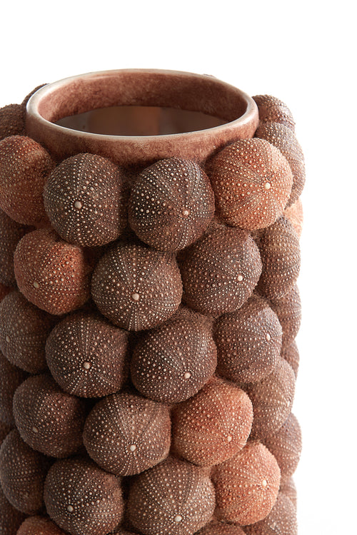 Light & Living vaas SEA URCHIN - Ø19x32.5cm - rood