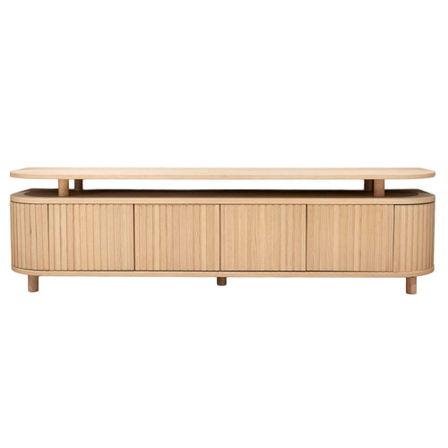 DÉJA Living Tv-meubel Seki - Naturel Eikenhout - 180x40x50cm
