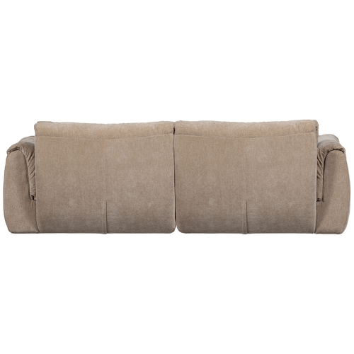 WOOOD 2-zits bank Baggy - 3D Chenille - Zand - 81x228x102 - vtwonen shop