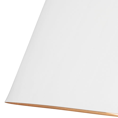 Elstead Asher 5-lichts hanglamp, mat wit, E14