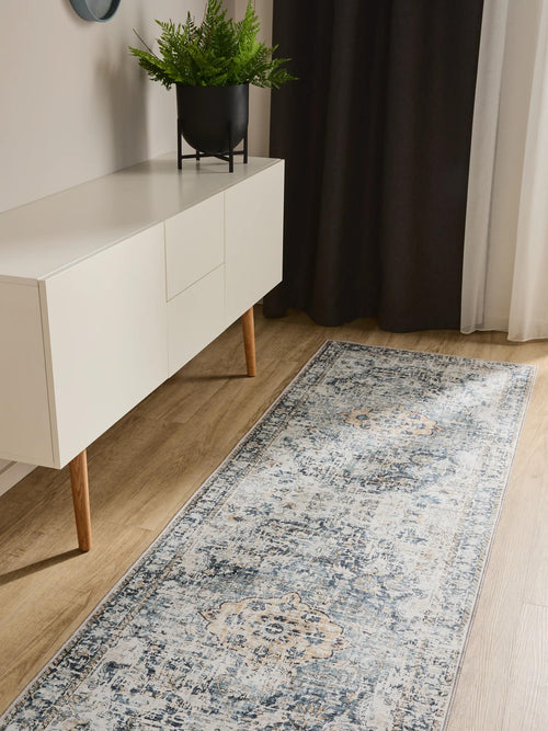 benuta loper George - blauw - 80x240 cm
