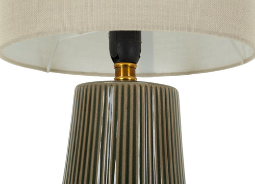 Mauro Ferretti tafellamp - Ø 20x41,5 cm - groen/beige